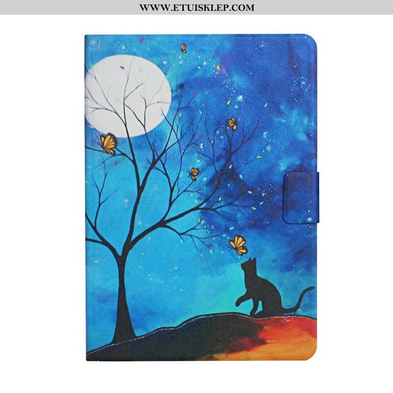 Etui Folio do Samsung Galaxy Tab A7 Lite Drzewo Do Księżyca I Słońca